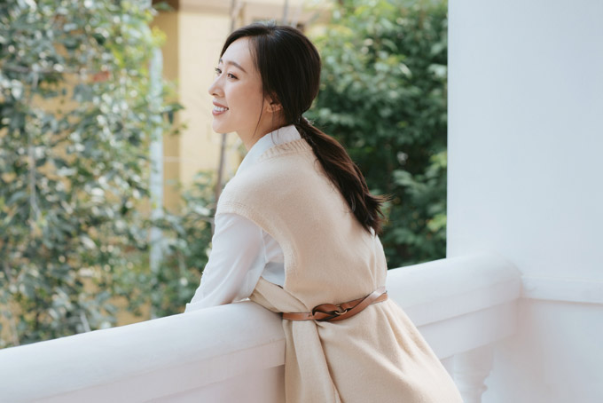 潘馨休闲温婉写真照片