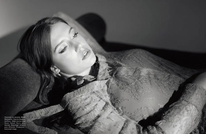 阿黛尔&middot;艾克阿切波洛斯黑白大片