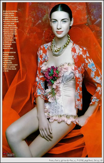 凯特芮娜&middot;巴尔夫优雅魅力写真照片